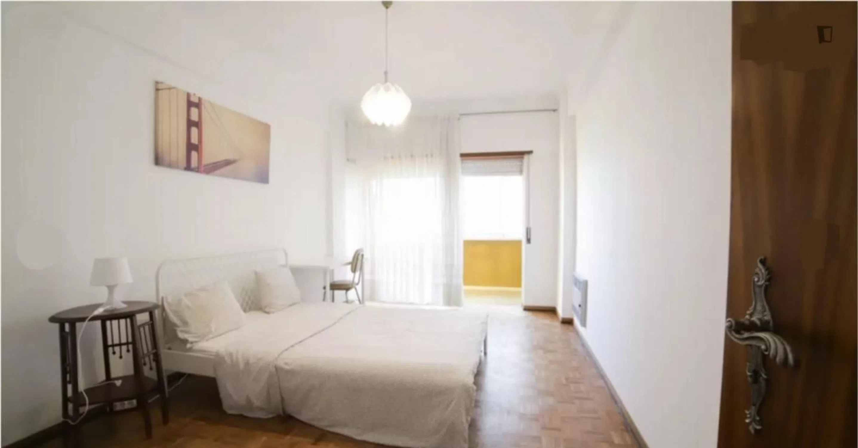 Studio in Quarteira with balcony